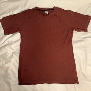Gymshark Men's Maroon T-Shirt Size XL